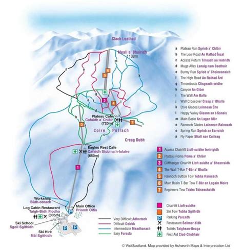 Glencoe Piste Map | J2Ski