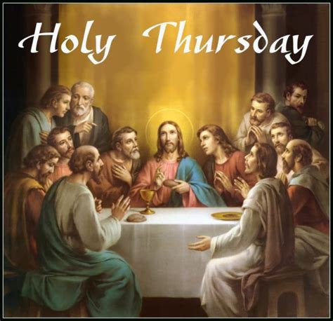 Holy Thursday or Maundy Thursday | SecondHandSaintsblog