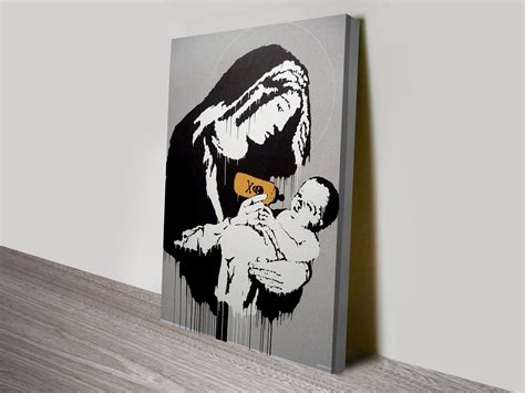 Toxic Mary Banksy Canvas Wall Art Print