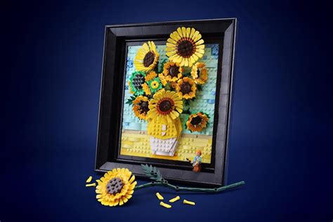 Latest Technologies: Sneak Peek at the LEGO Van Gogh Sunflowers build shows a wonderful 3D brick ...