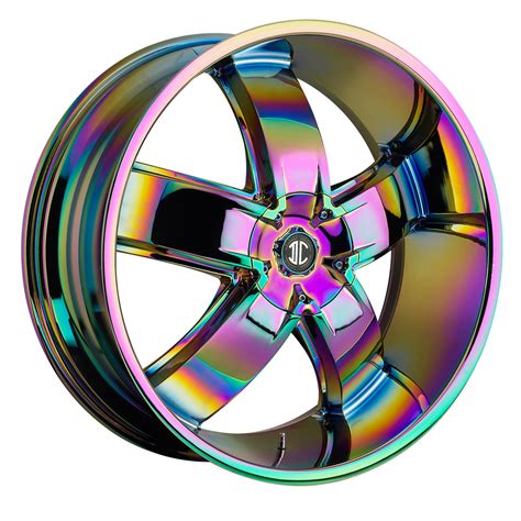 2 Crave NO 18 in their new rainbow finish. Crazy! | Rims for cars, Wheel rims, Custom wheels cars