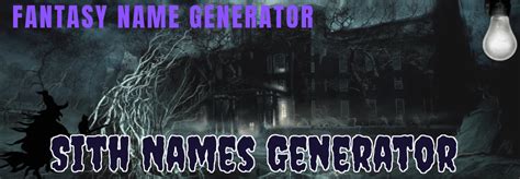 Sith Names Generator