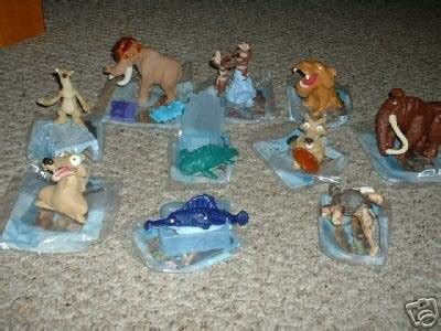 FULL SET OF 10 ICE AGE TOYS - BURGER KING - NEW IN PKG. | #36383658