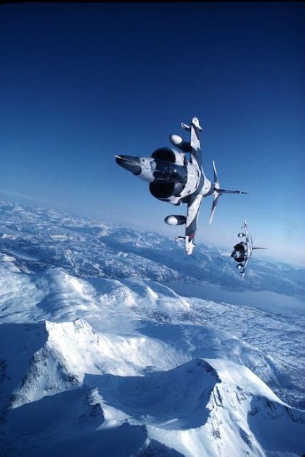 SNAFU!: Blast from the past. A pair of Royal Air Force Harrier GR3 hunting in the Norwegian ...