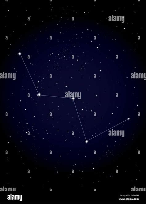 Constellation Cassiopeia Stock Vector Image & Art - Alamy