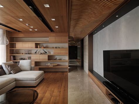 Interior design for wooden house - Builders Villa