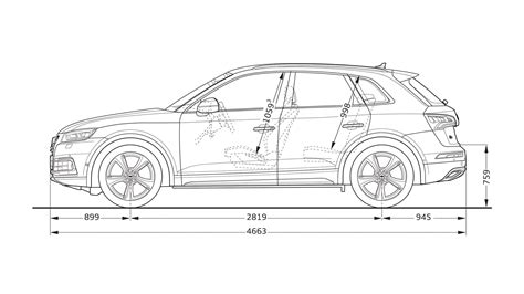 Audi Q5 2024 Dimensions - Collen Stephana