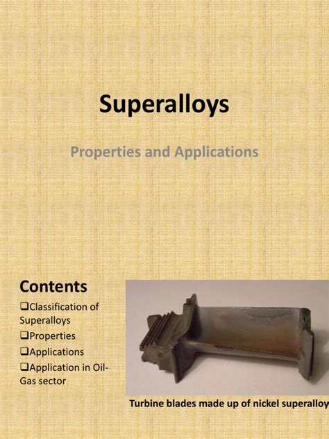 superalloys