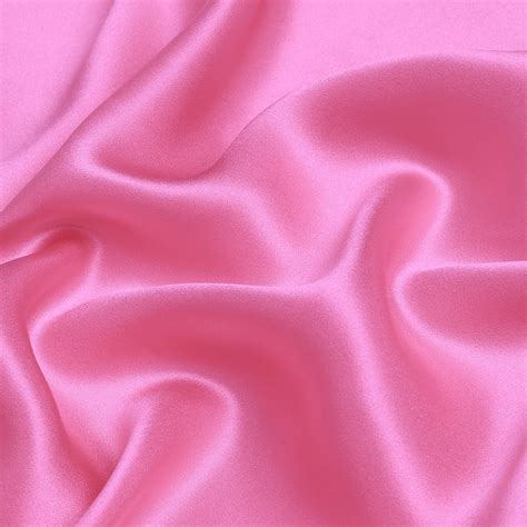 Sachet Pink Charmeuse Pure Silk Fabric for Fashion Apparel