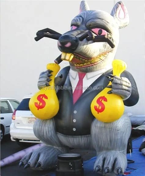 Hot Sale Giant Inflatable Rat With Money Bag - Buy Inflatable Rat,Giant Inflatable Rat ...