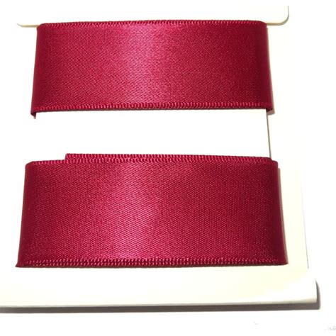 School Colours Hair Accessories Satin Ribbon 2m Maroon - School Ribbon - Ties School Colours ...