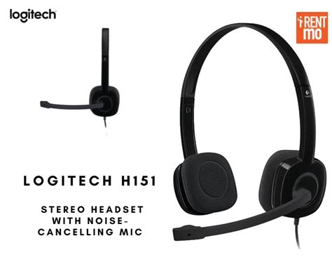 Logitech H151 Headset with Noise Cancelling Mic - Buy, Rent, Pay in Installments