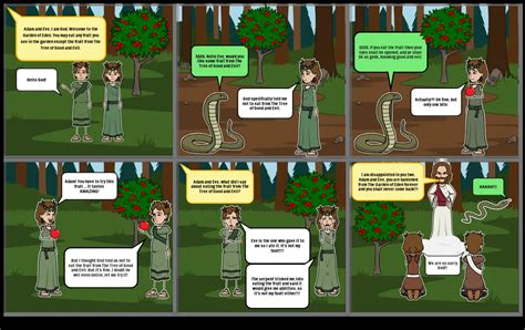 Adam & Eve Comic 2 Storyboard by 64e14ffe