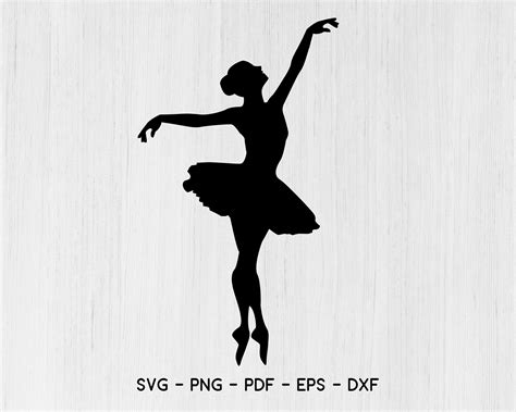 Ballerina Svg Ballet Svg Dancer Svg Dance Svg Ballerina Silhouette ...