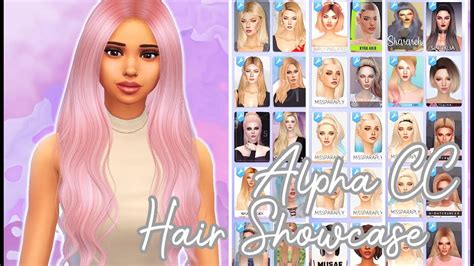 The sims 4 alpha cc hair folder download - patriotasev