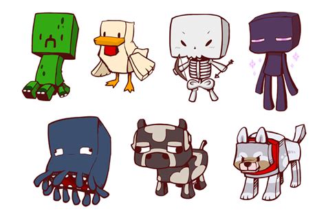 Minecraft mobs by Zerochan923600 on DeviantArt