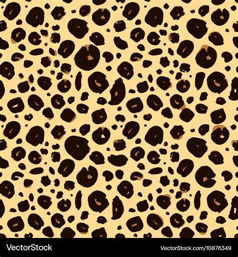 Cheetah skin seamless texture leopard background Vector Image