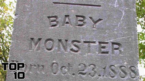 Top 10 Scary Tombstone Messages - YouTube