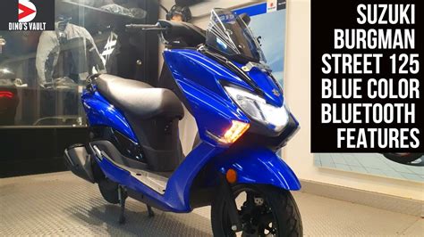 Suzuki Burgman Street 125 Stunning Blue Color Bluetooth City Ride What ...