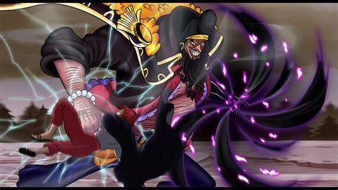 One Piece Shanks Vs Blackbeard