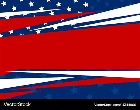 Abstract background of american flag design Vector Image