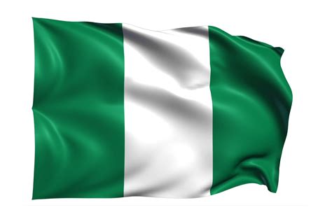 Nigeria Waving flag Realistic Transparent Background 15309678 PNG