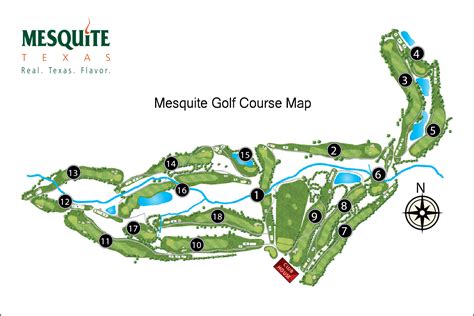 Course Layout - Mesquite Golf Club