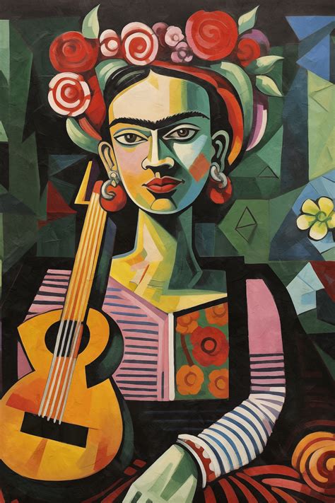 Frida Kahlo Picasso wallpaper - Free shipping | Happywall