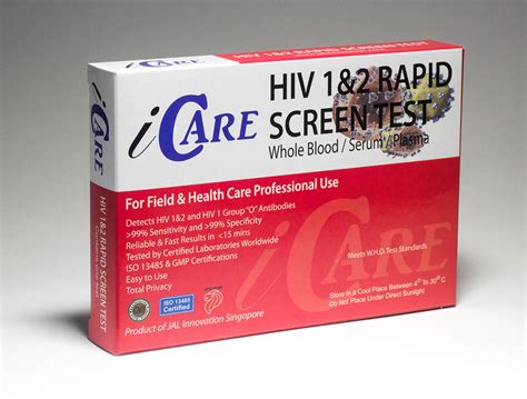 iCare Rapid Home HIV Test Kit (Blood) - Fast Results with High Accuracy | STDRapidTest.com