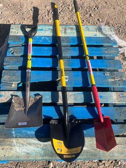 (3PC) Assorted Heavy Duty Shovels - Sierra Auction Management Inc