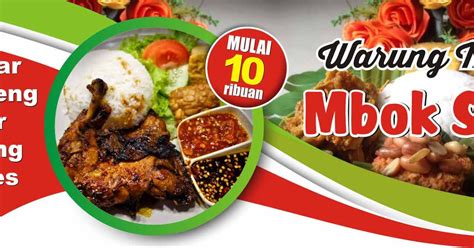 Desain Banner / Spanduk Warung Makan - Desain Kampungan