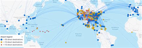 United Airlines Destinations Map - Calendar 2024