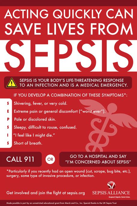 Posters and Infographics - Sepsis Alliance