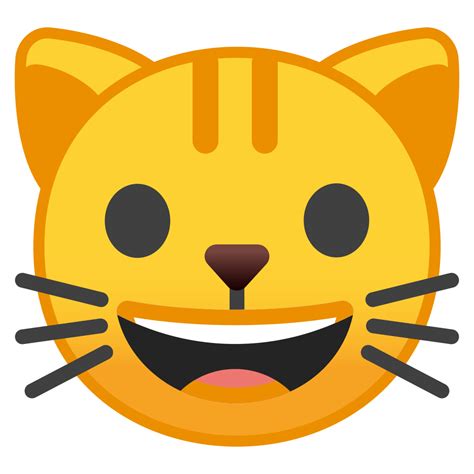 Cat face Icon | Noto Emoji Animals Nature Iconset | Google