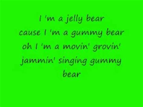 12++ Gummibär I M A Gummy Bear The Gummy Bear Song Lyrics Ideas - Pro Discover Your Ideas