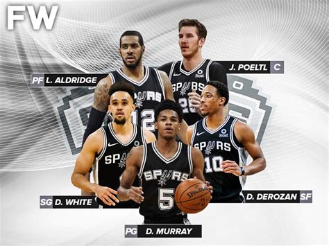 The 2019-20 Projected Starting Lineup For The San Antonio Spurs ...