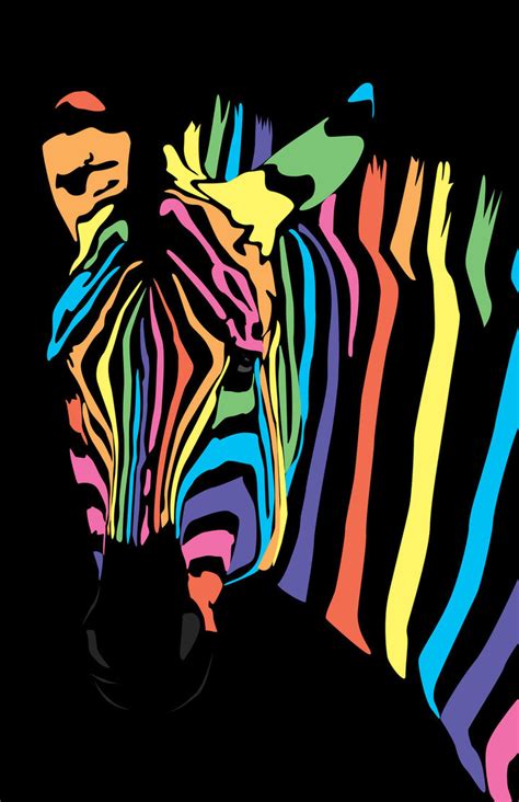 Rainbow Zebra Print - ClipArt Best