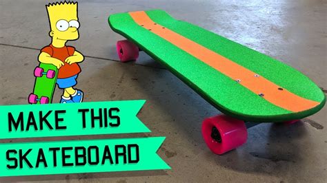 How to make the Bart Simpson skateboard - DIY skateboard - YouTube