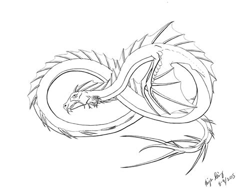 Sea Serpent Drawing at GetDrawings | Free download