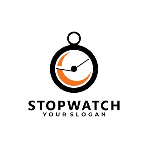 Premium Vector | Stopwatch logo vector design isolated