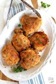 Grandma's Southern Oven Fried Chicken Thighs | Seeking Good Eats