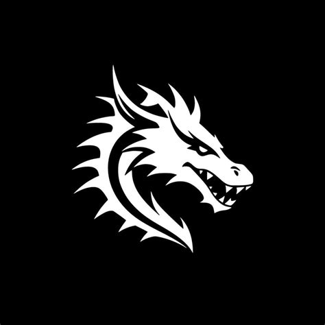 Dragon - Minimalist and Flat Logo - Vector illustration 26690066 Vector Art at Vecteezy