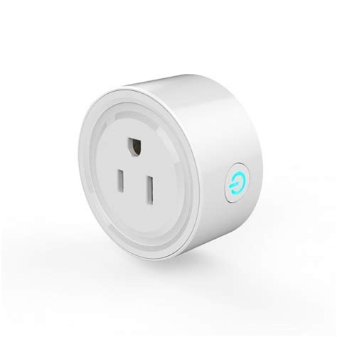 10A Round Shape Alexa WiFi Control Smart Timer Home Power Socket, AC 100-240V, US Plug – Alexnld.com