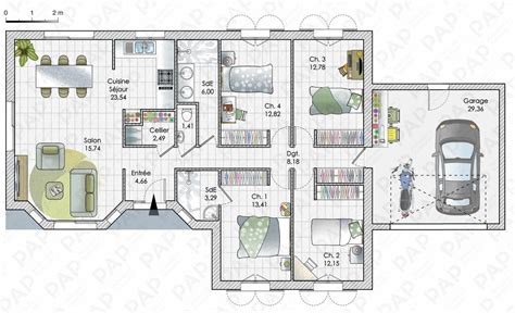 Plan de maison : Une maison moderne et fonctionnelle | Faire construire sa maison