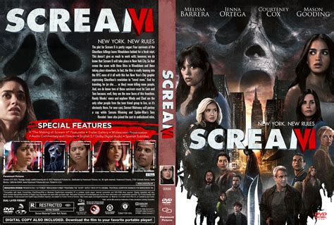 Scream 6 2023 1 Blu-ray and 1 DVD Cover Printable Covers Only - Etsy