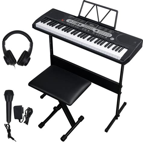 Piano Keyboard Set SKONYON 61Key Digital Electric Piano Keyboard ...