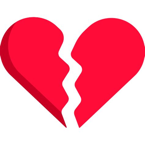 Broken heart Special Flat icon