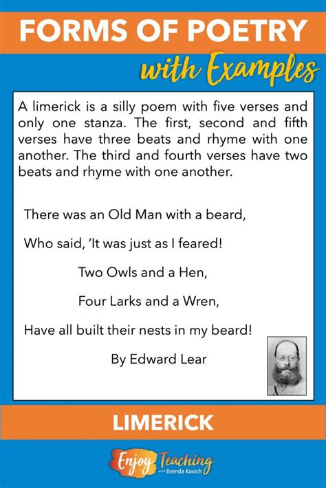 Forms of Poetry with Examples from Famous Poets