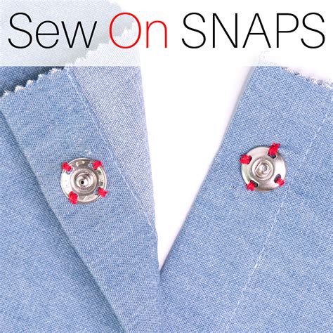 How to Sew On Snaps (Press Studs) for Beginners |TREASURIE