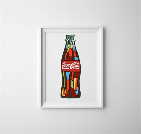 PRINTABLE Coca Cola Bottle Art Coca Cola Coke Bottle - Etsy Canada